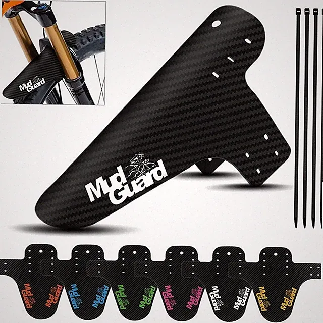 1pc Colorful Bicycle Fenders, Front Rear Mtb Road Bike Mudguard Cycling Accessor
