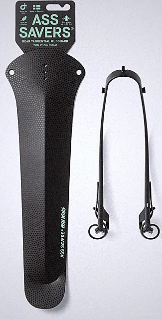 Ass Savers Win Wing 2 Road Rear Mudguard Black Cycling Bike Comfort