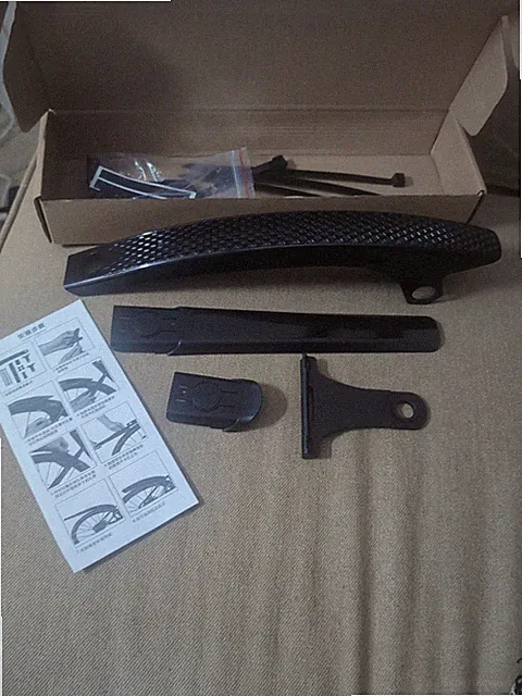 bicycle mudguard enlee adjustable plastic