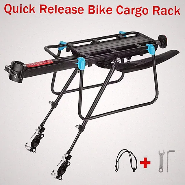 Bike Bicycle Cargo Rack Bike Rear Rack Bike Cargo Luggage Carrier Rack Mudguard