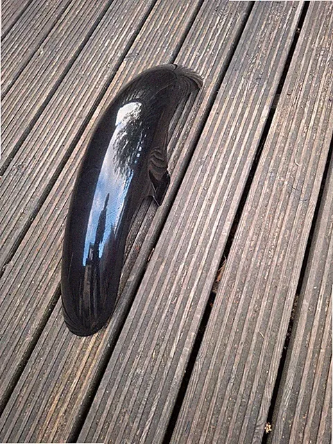Bike/Trike Front Mudguard/Fender Black 124