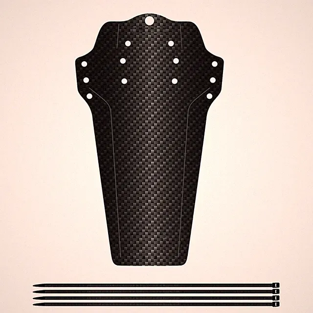 Carbon Pattern Bicycle Fender Portable Mud Guard Set Ultralight MTB Front Rear