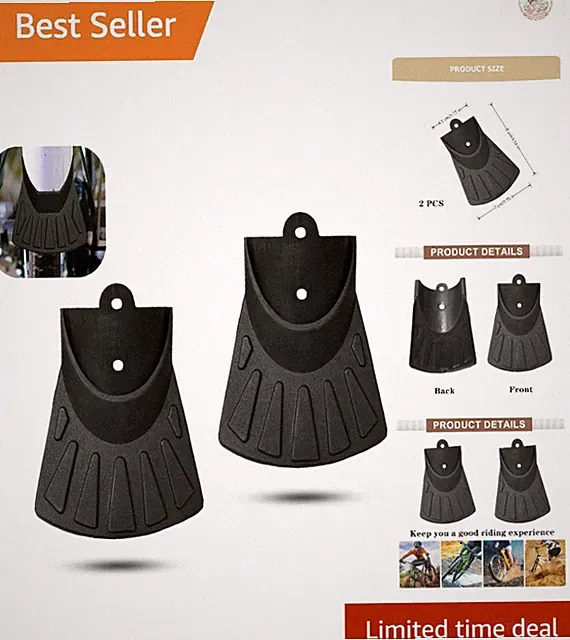Easy Install Bike Mudguard Set - Fishtail Design for Effective Mud Protection