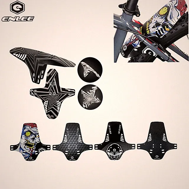 ENLEE MTB Foldable Mudguard Mud Guard Mountain Bike Front Rear Fender Cycling