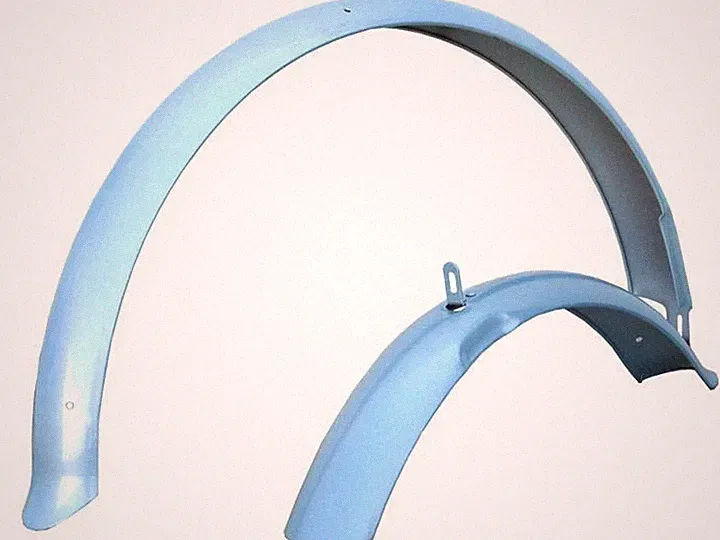 Firmstrong Beach Cruiser Bicycle Fender Set, Front and Rear 26" Baby Blue