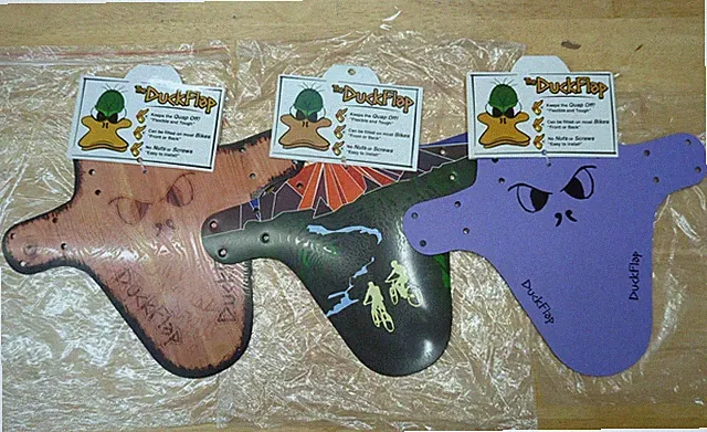 Lot of (3) DUCK FLAP Assorted Mountain Bike Fender/Mud Guard - FREE SHIPPING!
