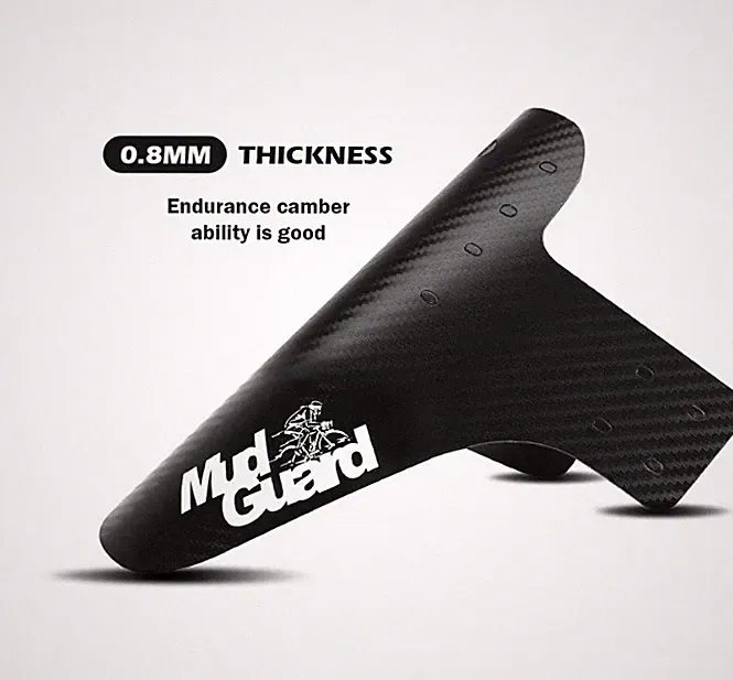MTB Mudguard Carbon Pattern Bicycle Fender Road Bike Front Rear Mud Guard