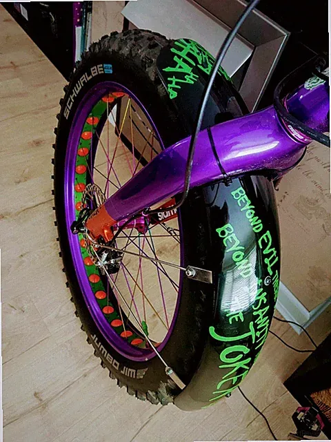 mudguards FAT BIKE set 20'' EXTRA WIDE fenders for snow beach custom cruiser