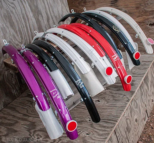 NOS Vintage Bluemels Road Bike FENDERS 700c 27" 26" Wheel Tour Bicycle Mud Guard