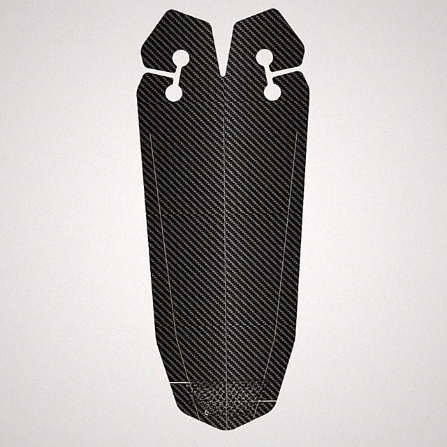 PP5 Plastic Bike Mudguard Ultralight for Mountain Road Seat Post Mounting Use