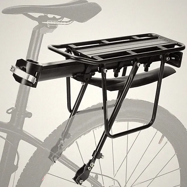 Rear Bike Rack, 110 LB Capacity Quick Release Bike Cargo Racks with Mudguard...