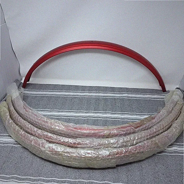 Red Hollow Trike Fenders Only 26" Cruiser Bicycles 5 Fenders New