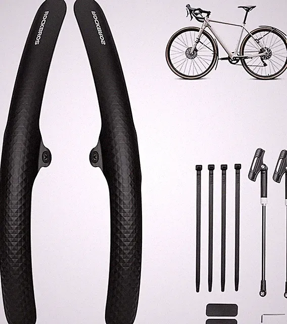 ROCKBROS Bike Fenders Quick Release Lightweight Front&Rear Universal Mud Guard