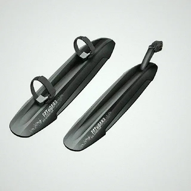 SKS Fatboard Fender Set Front Downtube & Rear Fenders for Fat Tire Bike Black